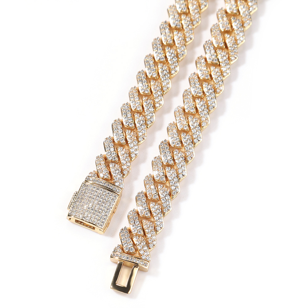 9mm Cuban Link Chain in 18K Solid Gold