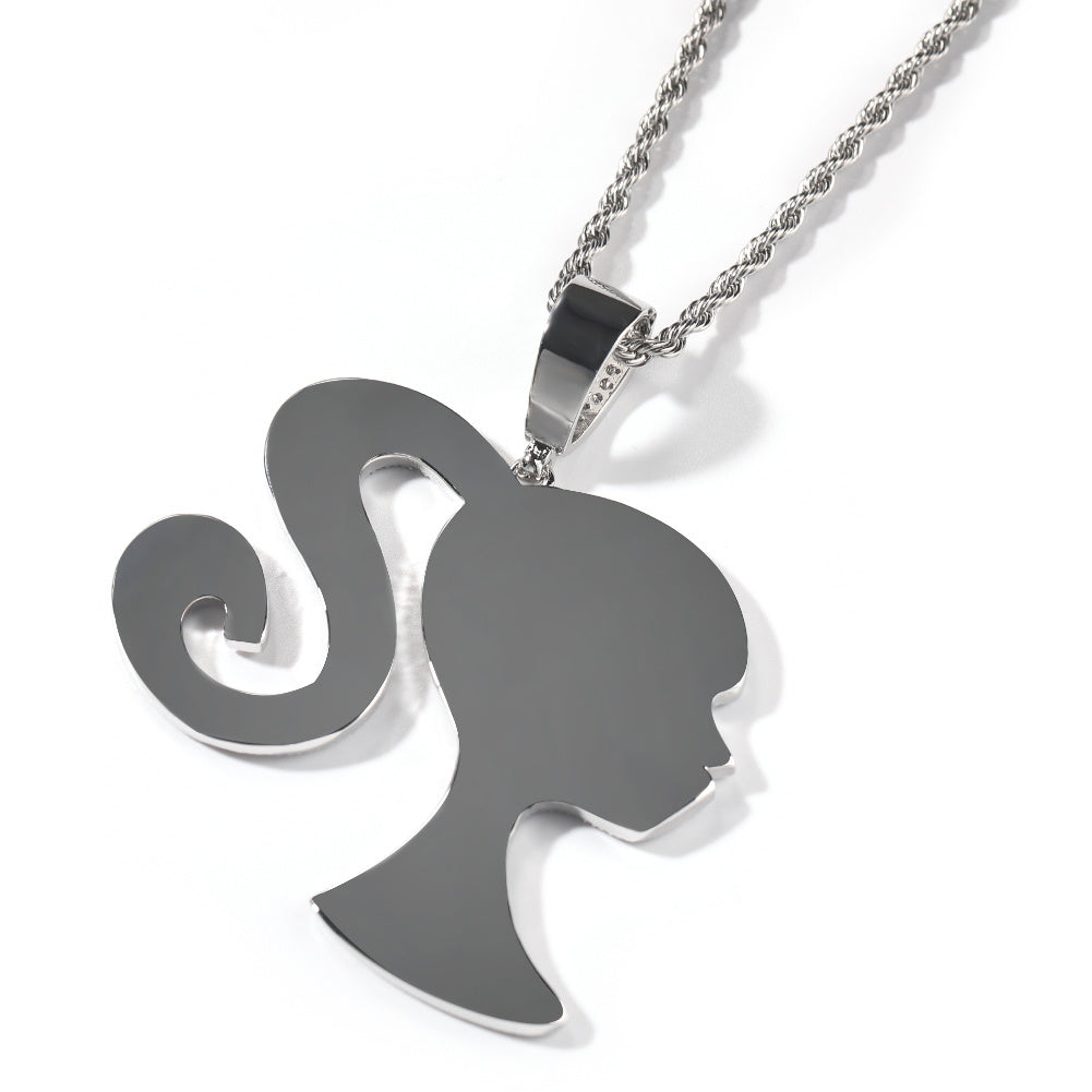 Doll Silhouette” Necklace